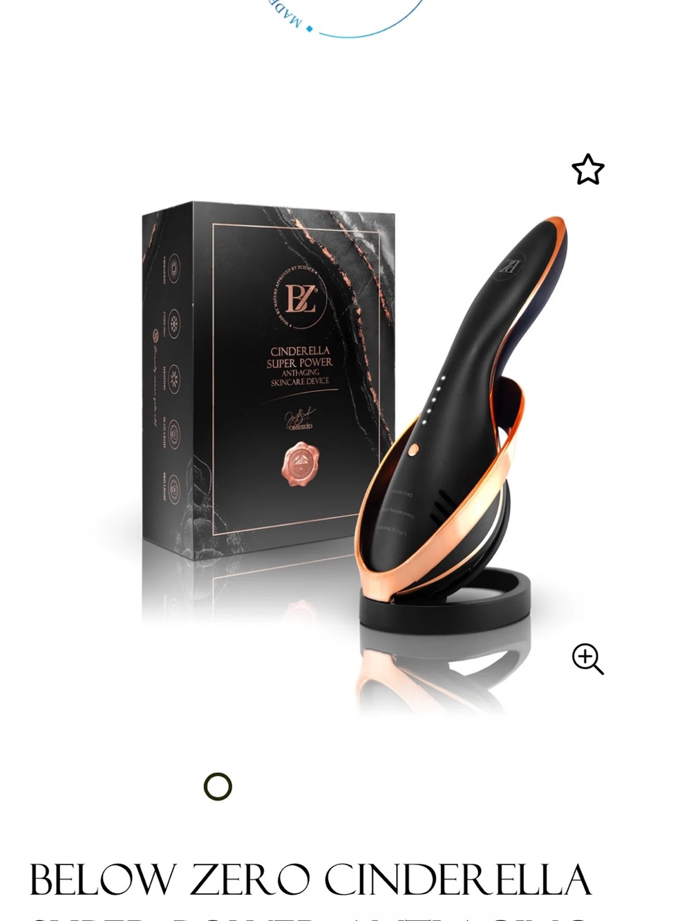 New in the box Below Zero Cinderella Super Power Skincare Device MSRP: $10,000 - Picture 7 of 7